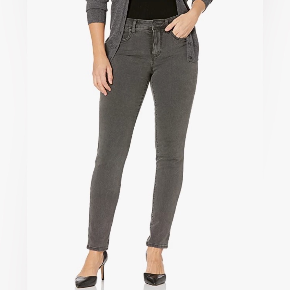 NWT NYDJ Alina Skinny Denim Jeans Folsom/Gray Plus Size 16
